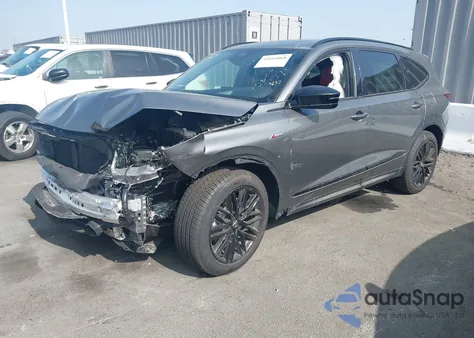 2025 Acura Mdx A-Spec Advance Package from USA, damaged, VIN 5J8YE1H92SL029094